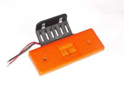 İthal TC13-24S Kasa Lambasi Side Marker 4 Ledli Lamba 24v Sari Alti Duz (4lu Paket) TC13 24