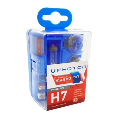 Photon PH6607 SPB H7 24v Yedek Ampul Kiti 