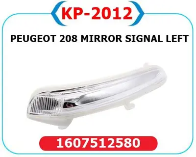 KAYA 2012 Dıs Ayna Sınyalı Sol Peugeot 208 / 2008 11- / Cıtroen C3 16- 16 07 512 580