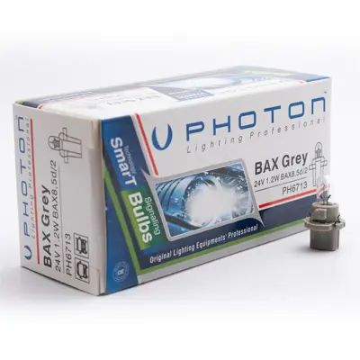 Photon PH6713 Bax Grı 24V 1.2W Grı 