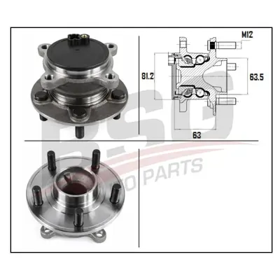 BSG BSG 30-600-029 Porya Rulmani Arka JX6C2C299D1B JX6C2C299D1C 2216258 2197196 JX6C2C299C1B 2427514 FDWB13025 9400586 JX6C2C299D3A