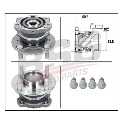 BSG BSG 30-600-045 Porya Arka ACP12C299C1D ACP12C299A1B 1870089 1754122 ACP12C299A5C 1751950 ACP12C299A3D 2139278 ACP12C299A3C 1933622
