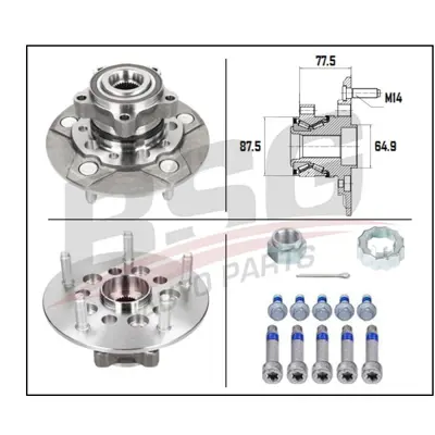 BSG BSG 30-600-044 Porya Ön BK212C300AB BK212C300AC GK212C300AA 1769170 PWK2174 1763887 301905 5298 ABK2174 713679120