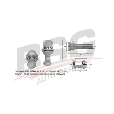 BSG BSG 30-230-067 Bijon Saplamasi 1454051 8V411K024AC 1678260 338350 V250974 3005T BSG30230046 274931 81EB1K024AB 96015