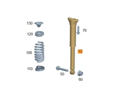 BILSTEIN AMORTISOR 24-356527 Amortısor Arka Gazlı Mercedes E-class W214 23-GT A2143200100