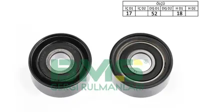 BMS 112D Eksantrik Gergi Rulmanı Orta Ford Escort-mondeo 95 928M 6M250 BC F5RZ 6M250 A