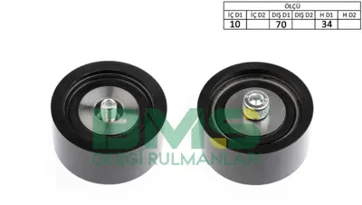 BMS 499 Alternatör Gergi Rulmanı PASSAT-SUPERB-A4-A6 2.5 T 059109244B 059109244A