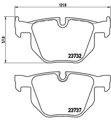 BREMBO P06033X Fren Balatası 