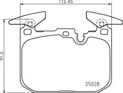 BREMBO P06098 Fren Balatası 