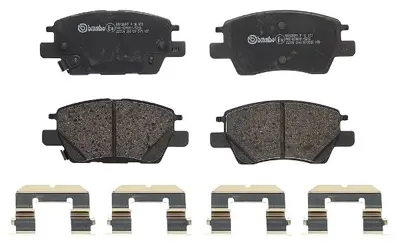 BREMBO P10073 Fren Balatası On Low-met Chevrolet 23286272