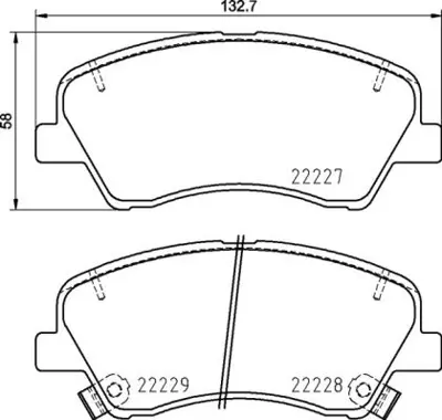 BREMBO P30098 Fren Balatası On Low-met Kıa 58101H8A55