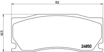 BREMBO P36023 Fren Balatası On Low-met Jaguar C2P15991
