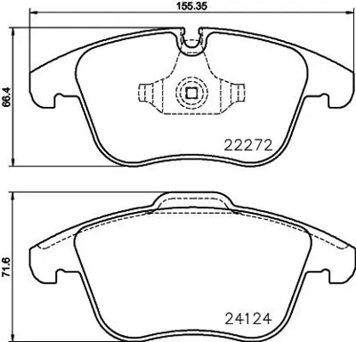 BREMBO P36030 Fren Balatası On Low-met Jaguar T4N9759