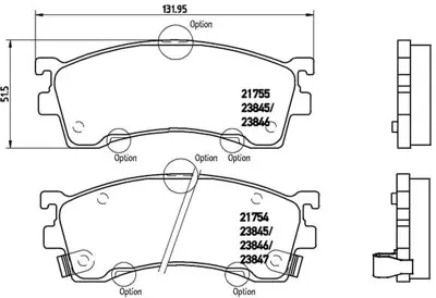 BREMBO P49023 Fren Balatası On Arka Low-met Ford G5Y63328ZB