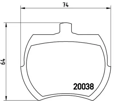 BREMBO P52002 Fren Balatası On Low-met Mg 6557206113