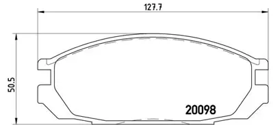 BREMBO P56020 Fren Balatası Arka Low-met Ford D406MS2085