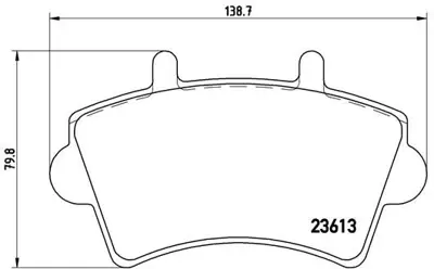 BREMBO P59039 Fren Balatası On Low-met Opel 4402993