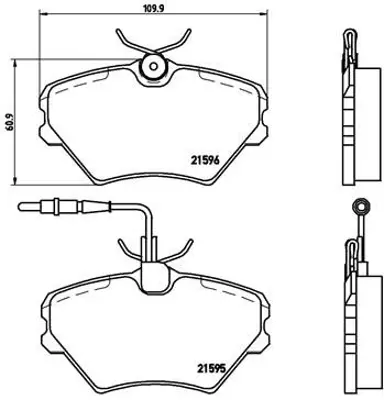 BREMBO P68022 Fren Balatası On Low-met Renault 7701203967