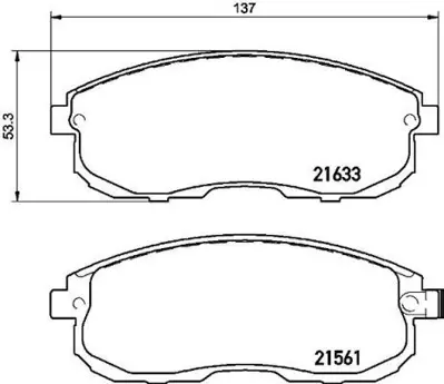 BREMBO P79030 Fren Balatası On Low-met Suzukı 410604L092