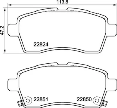 BREMBO P79037 Fren Balatası On Low-met Suzukı 5581062R00