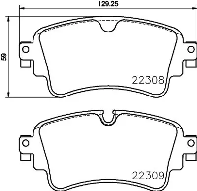 BREMBO P85154X Fren Balatası 8W0698451P