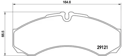 BREMBO PA6021 Fren Balatası On Arka Low-met Renault 2995631