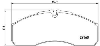 BREMBO PA6022 Fren Balatası On Low-met Renault 41060MB625