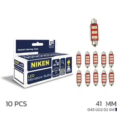 NIKEN  430020204 Led Ampul SOFİTCANBUSLED41MM10LU 