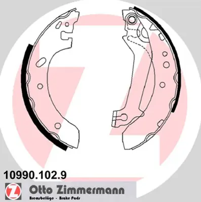 ZIMMERMANN 10990.102.9 Arka Pabuç Balata Escort V/vı 1.4 1.6 1.8D Abs'sız 95AB2200BC 6500944 5027752