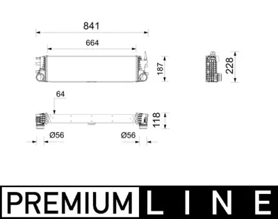 MAHLE BEHR CI 742 000P Turbo Radyatoru Mercedes W907 W910 Sprınter 4475011301 309037 9105010900 MS4721 4475010301 A4475011301 A9105010900 A4475010301