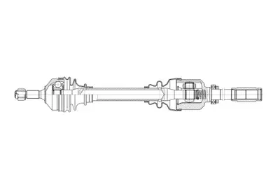 MGA 74126 Aks Sag On Peugeot - 206 1.4 1998.08-2012.12 32739N 32724F 3273AQ 32730M 3272Y1 3272Y0 32734E 3272AQ 32730N 3273AS
