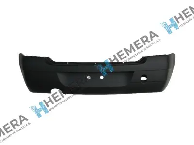 PULO P2-DA-LG1 Tampon Arka Mat Sıyah Sensorsuz Dacıa Logan 2003-2008 6001546776 DA3201051 4420055 5506001301950P 1301950 LO09300 1514540 1002600 251196 25041290