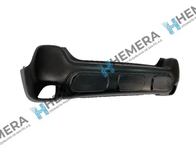 PULO P2-C3A171 Tampon Arka Mat Sıyah Sensorsuz Cıtroen C3 Aırcross II 2017- 1632004880 4007655