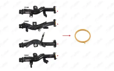 IBRAS 15563 Turbo Hortum Contasi Egea Fiorino 1.3 Multijet 3505361 1683300807 A1683302307 4001989 15563 1340100970 28243PCSMS 9701703 2824301 BCA6016
