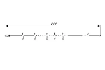 Bosch 1987473015 Balata Fısı On Mını R50 R52 R53 34356778175 96990030201 24819002352 34356761447 FWI270 GIC185 6097300109 811517003 1987473015 WI5063