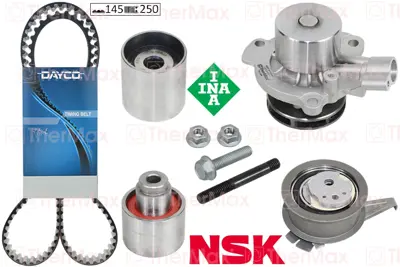 TherMax T15.309 Devirdaimli Eksantrik Gergi Kiti Golf7-A3-Leon-Pas 03L109244G 04L121011E 04L109119G