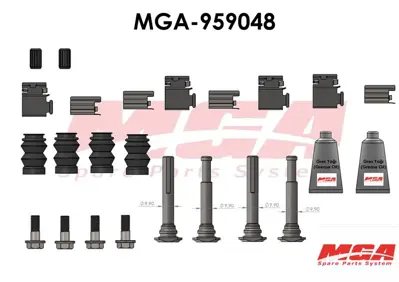 MGA 959048 Kalıper Burc Tamır Tk Tek Teker Cıvatalı Saclı Arka Sprınter 906 Crafter 2 Teker Full Set A0004230563 4230563 2E0698647B 401333 A0034207183 34207283 235311 491592 34207183 205134