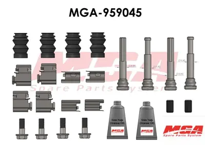 MGA 959045 Kalıper Burc Tamır Tk Cıvatalı Saclı Arka V363 2 Teker Full Set 1783935 77365480 443925 1522068 495209020 93189812 443940 95511319 1605352 5K0698470