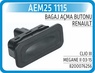 AEM 13 1115 Cam Sıgorta 25A 157274 4C3193 87236694 AEC4108 VPC94079