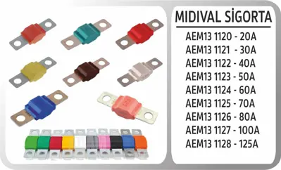 AEM 13 1127 Mıdıval Sıgorta 100A 