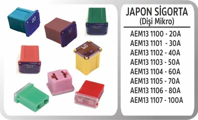 AEM 13 1107 Japon Sıgorta Dısı Mıkro 100A 401700131107