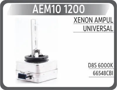 AEM 10 1200 Xenon Ampul D8S 6000K 