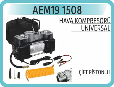 AEM 19 1508 Hava Kompresörü Çift Pistonlu 2106144 26144 462060107 50076930BN 534193 662503 8X09598515PR 916257 CWR73039AS SWR730390 V10730016