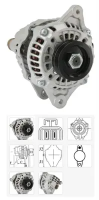 İthal B F032113518 Alt Dınamo 14V 60A Hyundaı Atos 1.0I 23039N 283958 63532613010 DRA3846N GAA17301A AB160108 CAL32100AS 20193001BN ALTL770 986049201