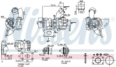 NISSENS 93325 Turbo Vw Czc Cxs Czd 04E145721R