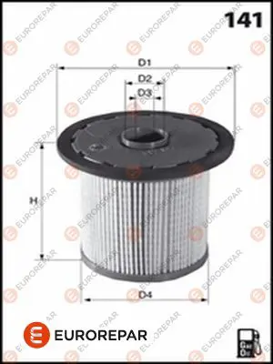 PSA 1643626880 Erp - Dızel Yakıt Fıltresı Am 1643626880 8981596930 FC200S PF3187 IPEF105 AFFE096 6000605431 23390YZZA1 N1332096 233900L010