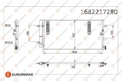 PSA 1682217280 Erp - Kondansator Am 60035297 8K0260403E 8K0260403AA 667048HQ 169705A 940042 350046 AI5297 8K0260403D 8K0260403AF
