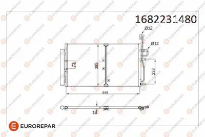 PSA 1682231480 Erp - Kondansator Psa 667140B 667140A 620311 20759647 4803979 OL5433 37005433 260455 60375425 20759648
