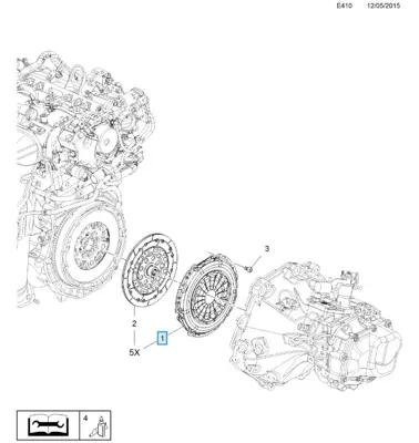 PSA 55567979 Debriyaj Baskı GM 55567979, GM 666088, GM 666359, GM 93195579