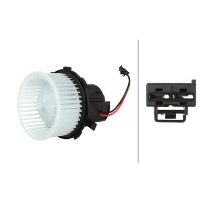 HELLA 8EW 366 400-481 Kalorıfer Motoru Audı GM 8T1820021, GM V15031941, GM 8EW351104431, GM K92193, GM 5991212, GM 664123, GM AI8394, GM 40176900, GM 351585, GM 40176900BN
